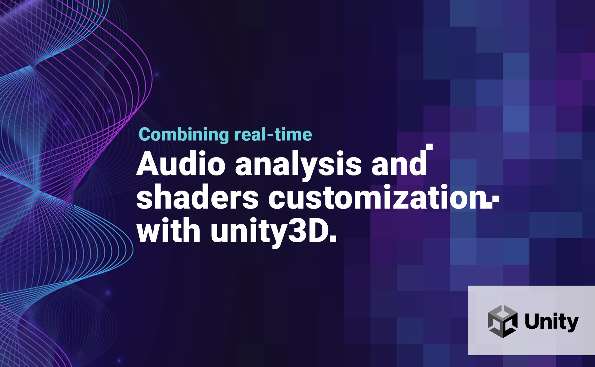 Combining real-time audio analysis and shaders customization with Unity3D